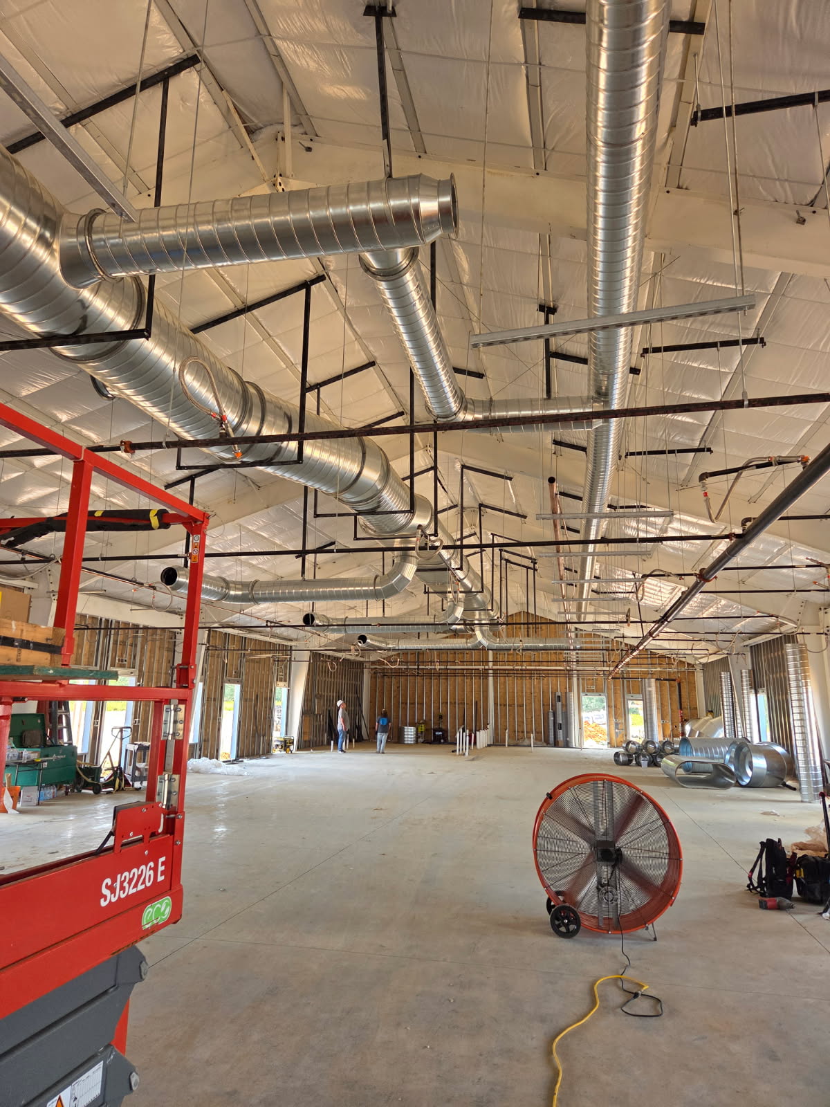 Olive-branch-public-works-sheet-metal-installation